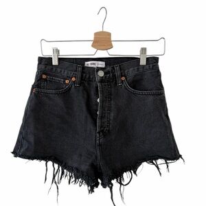 Re/Done High Rise Denim Cut Off Short Size 26